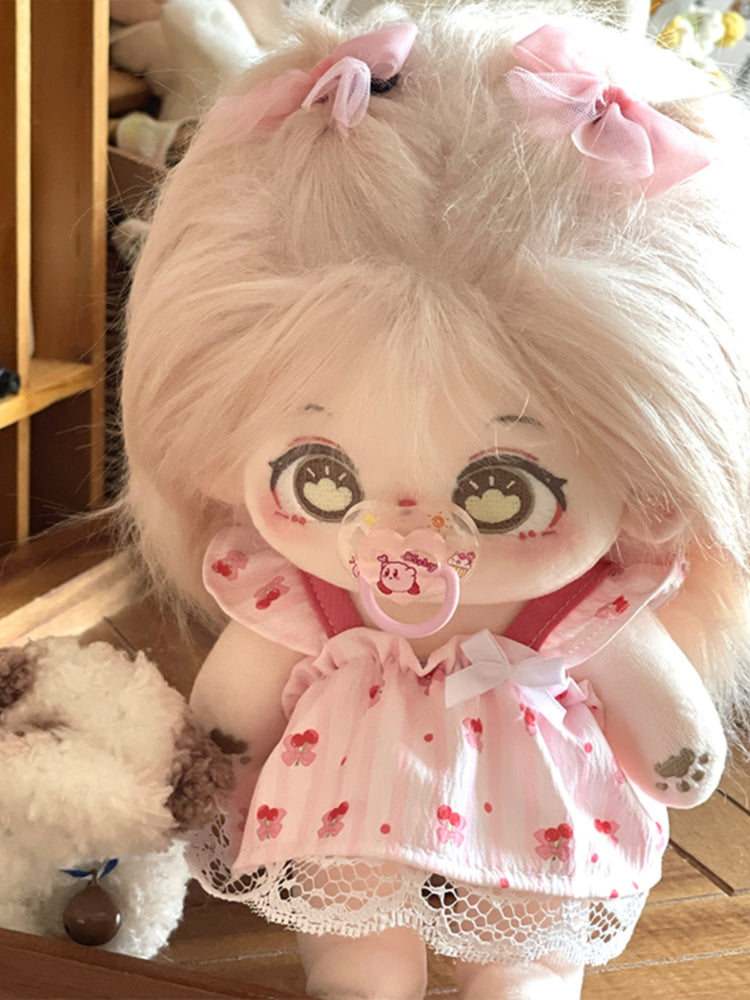 Uni Plush Doll Girl’s Pink Skirt 20cm Plush Cotton Doll Clothes