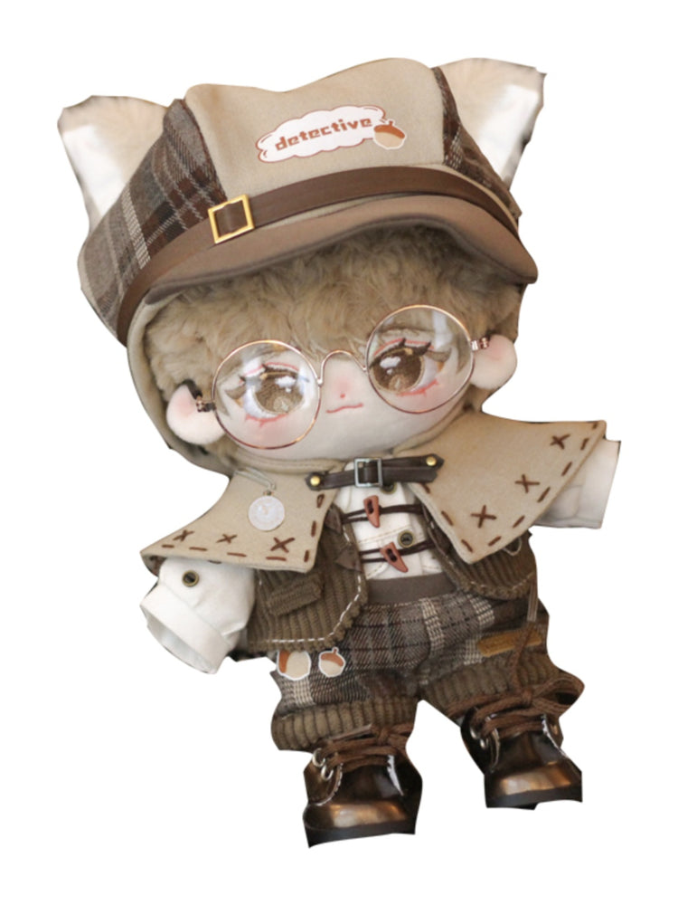 Breezy Mansion Series Night Breeze Sound Blowing Bubble Klin Cotton Doll Clothes 20cm Doll Detective Cape.