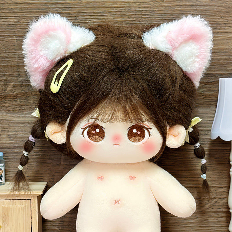 [Cat Ear - Headwear] Paste Paste Cotton Doll Clothes 20cm Autumn/Winter Season Female Doll Genuine Stock Animal Ears.