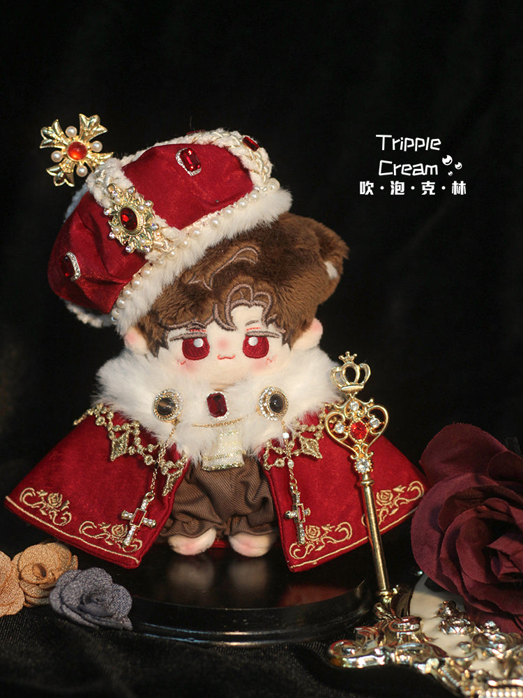 Cotton doll clothes 10cm original bubble-blowing Klin coronation ceremony female male doll king gorgeous normal body