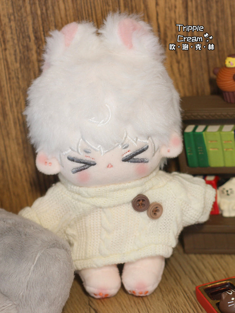 10cm Cotton Doll Sweater Series Blowing Bubble Klin Original Cotton Doll Clothes Autumn Collection.