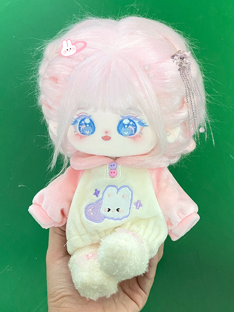 New - Heartful - Stick-in Cotton Doll Girl Doll 20cm Genuine Clothing Set Gift Doll