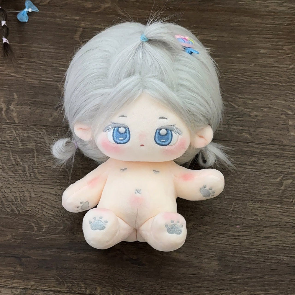 [Yin Su] Cotton doll 20cm girl genuine clothes set plush doll cute gift in stock.