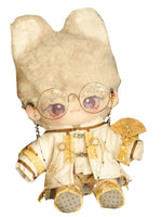 Yulan Gentleman Cotton Doll Clothes Blowing Bubble Klin 20cm Attribute-Free Western Republic Handsome Glasses Elegant.