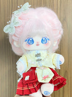 New - Heartful - Stick-in Cotton Doll Girl Doll 20cm Genuine Clothing Set Gift Doll