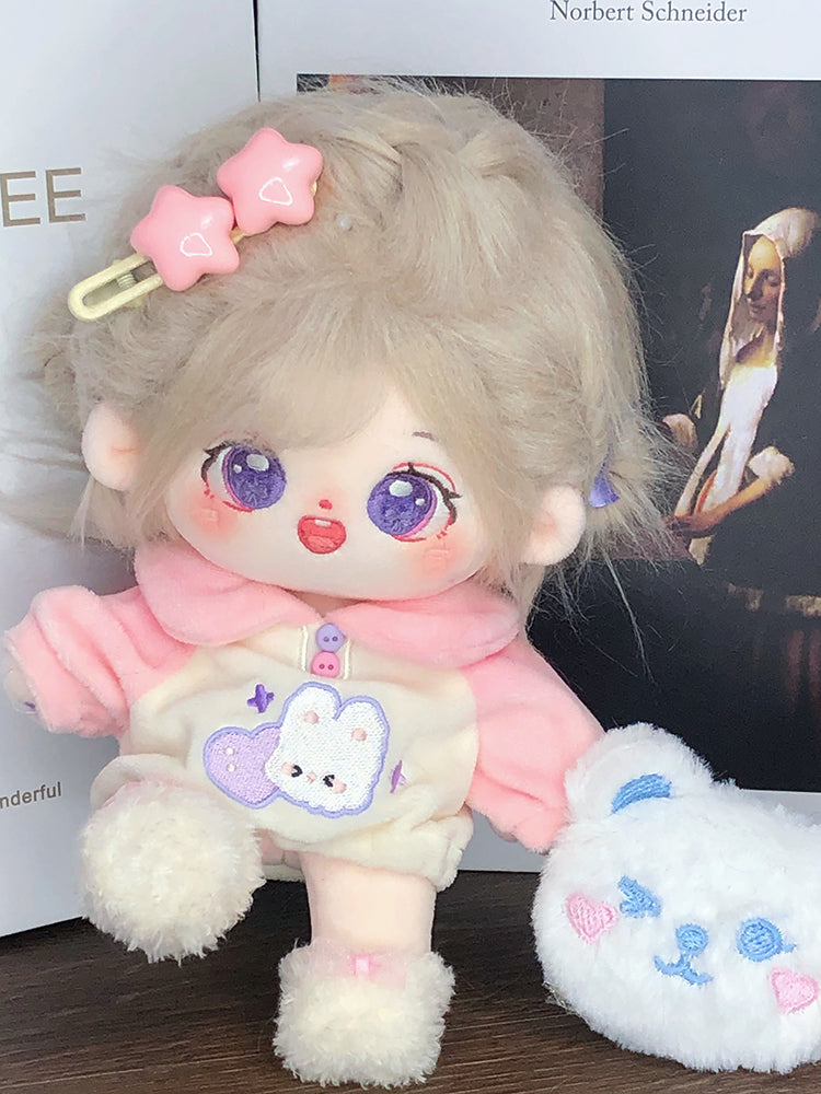 [Butterfly Sakura] Paste Paste Cotton Doll for Female Dolls 20cm Genuine Doll Figure Naked Doll Skeleton Gift for Girls.