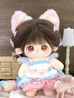 [Cat Ear - Headwear] Paste Paste Cotton Doll Clothes 20cm Autumn/Winter Season Female Doll Genuine Stock Animal Ears.