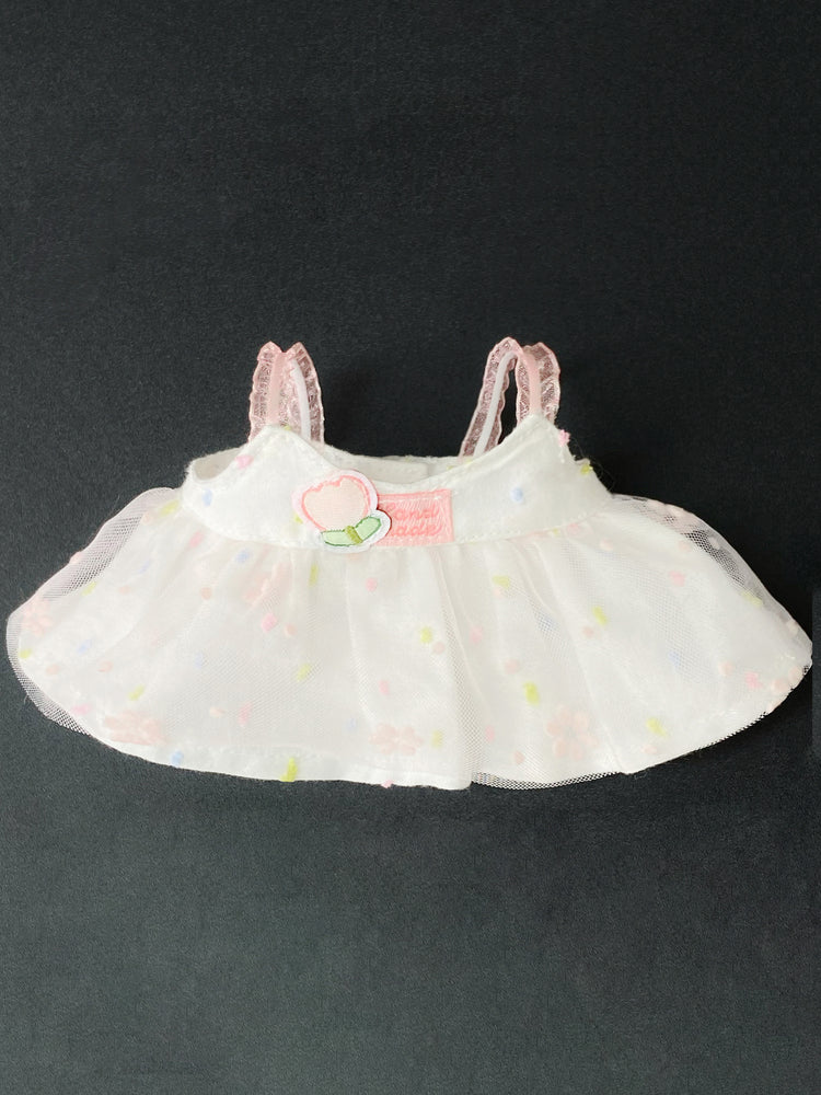 Doll clothes for 20cm female dolls, cotton doll dresses for replacement, gifts, in-stock, fairy skirt.