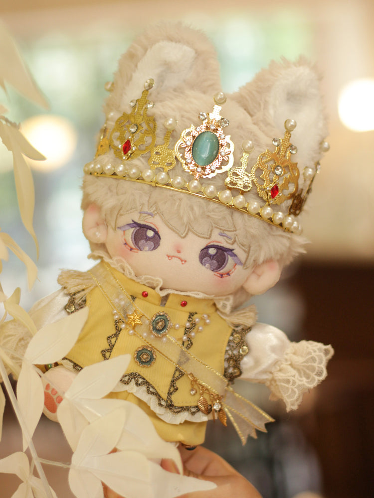 Handmade 20cm cotton doll clothes, original design, suitable for 18-year-old male dolls, European royal palace style