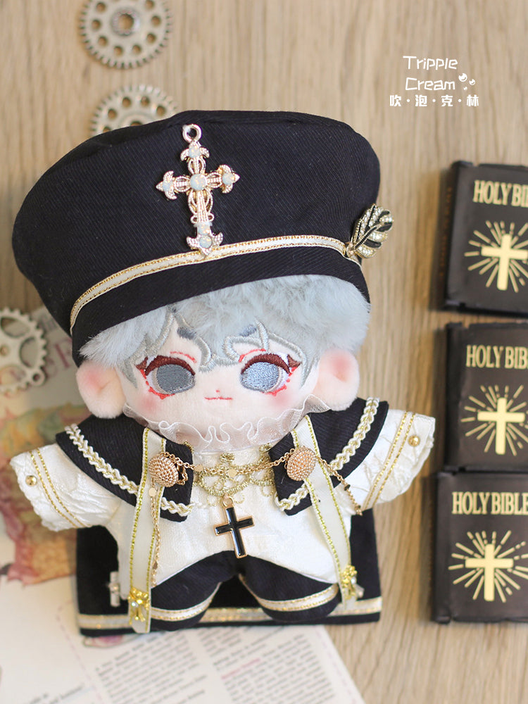 10cm Cross Singing Choir Series doll clothes, Blowing Bubbles Clan cotton doll clothes, 10cm European-style palace gorgeous attire