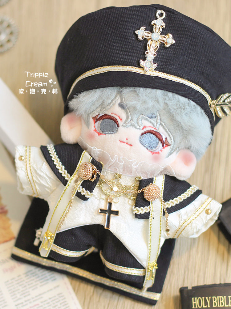 10cm Cross Singing Choir Series doll clothes, Blowing Bubbles Clan cotton doll clothes, 10cm European-style palace gorgeous attire