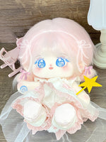 New - Heartful - Stick-in Cotton Doll Girl Doll 20cm Genuine Clothing Set Gift Doll