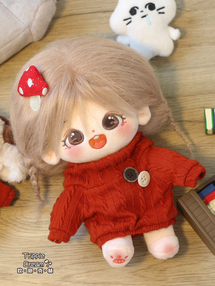 Cotton doll clothes 10cm-20cm clothes blowing bubble Klin sweater series male female doll starfish body normal body.