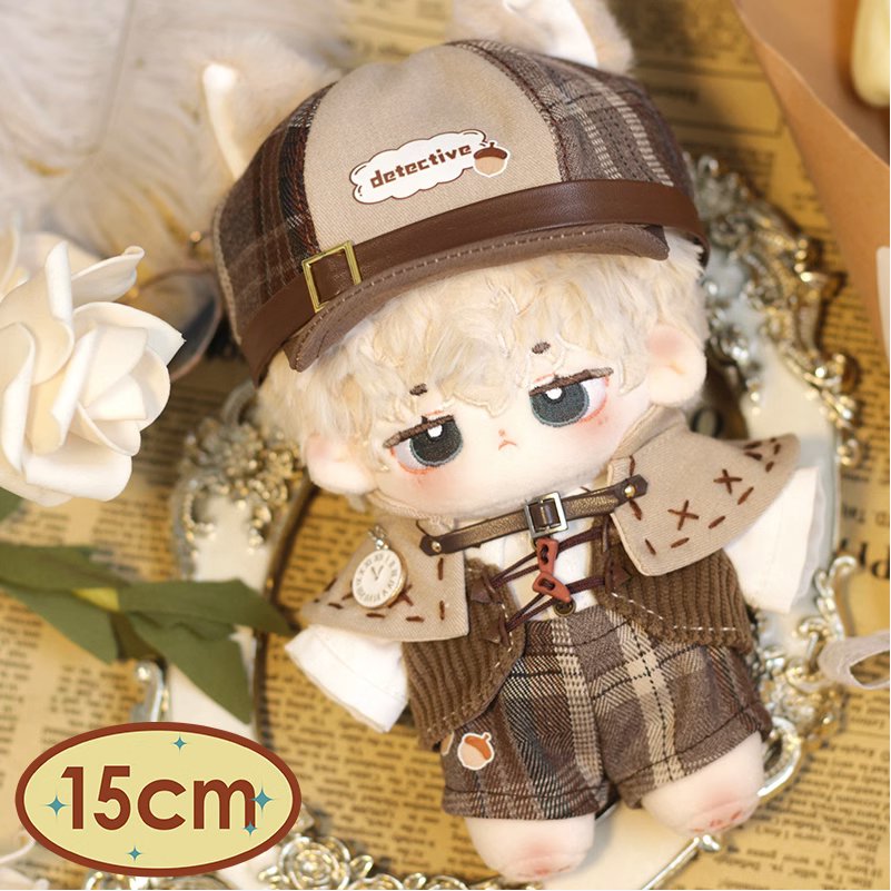 Breezy Mansion Series Night Breeze Sound Blowing Bubble Klin Cotton Doll Clothes 20cm Doll Detective Cape.