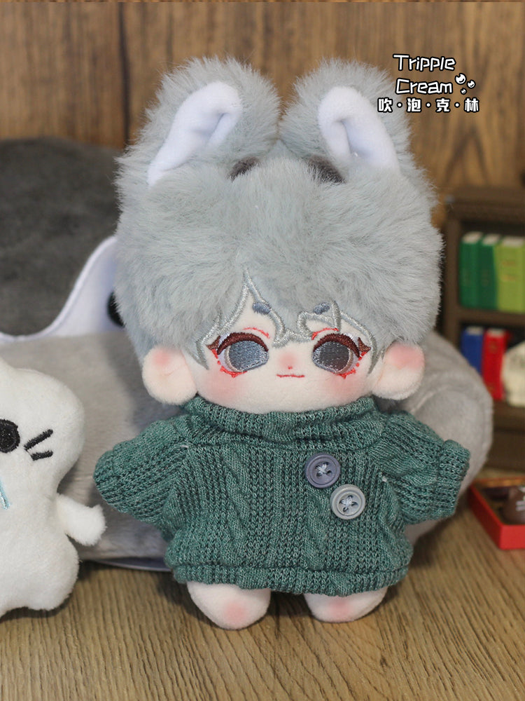 10cm Cotton Doll Sweater Series Blowing Bubble Klin Original Cotton Doll Clothes Autumn Collection.