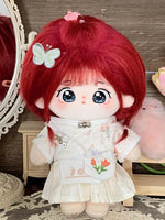 [Tiel] Paste Paste Cotton Doll for Female Dolls 20cm Genuine Skeleton Doll Figure Naked Doll Gift for Girls.