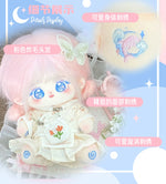 New - Heartful - Stick-in Cotton Doll Girl Doll 20cm Genuine Clothing Set Gift Doll