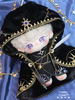 Cotton doll doll clothes 20cm clothes original blow bubble Klin temple priest black white female male doll satin