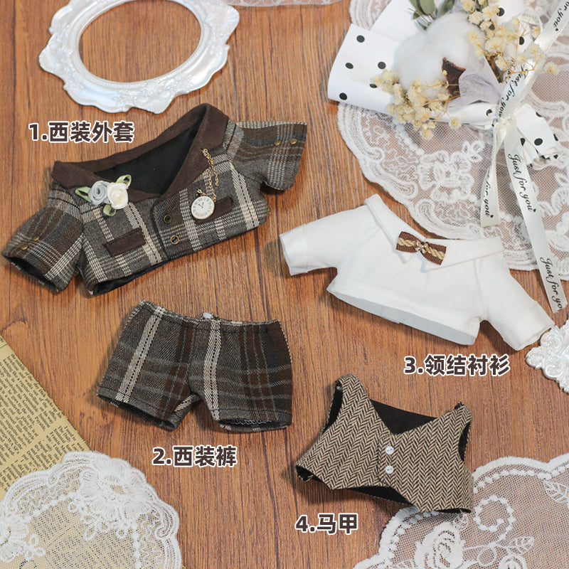 Cotton doll clothes, 20cm in size, original design, suitable for male and female dolls of the Cling family, magnificent palace-style attire