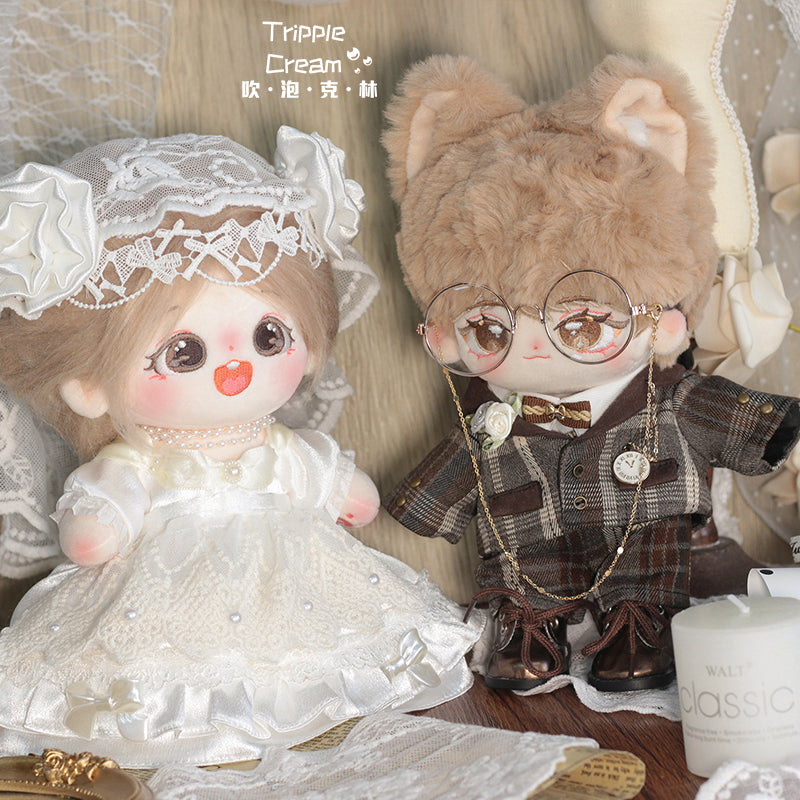 Cotton doll clothes, 20cm in size, original design, suitable for male and female dolls of the Cling family, magnificent palace-style attire