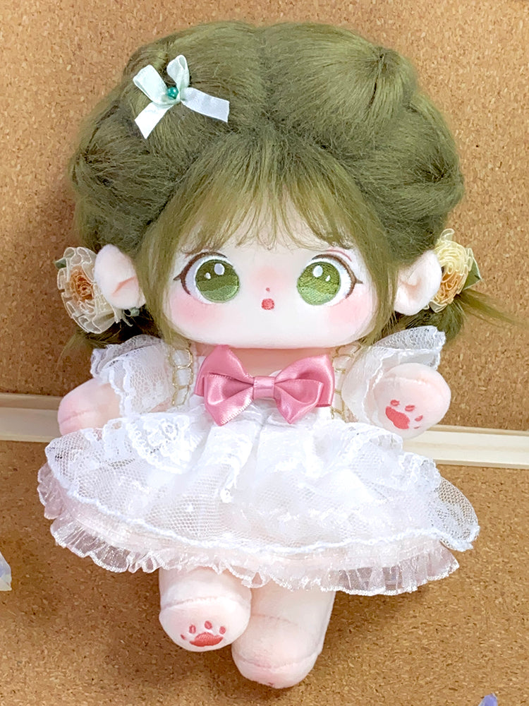 [Majiao] Paste Paste Cotton Doll for Female Dolls 20cm Official Genuine with Skeleton Plush Doll Naked Doll.