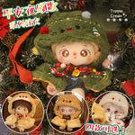 Cotton doll clothes 20cm original blowing bubble Klin Christmas Eve Carol Series Reindeer Gingerbread Man Christmas