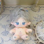 [Yin Su] Cotton doll 20cm girl genuine clothes set plush doll cute gift in stock.