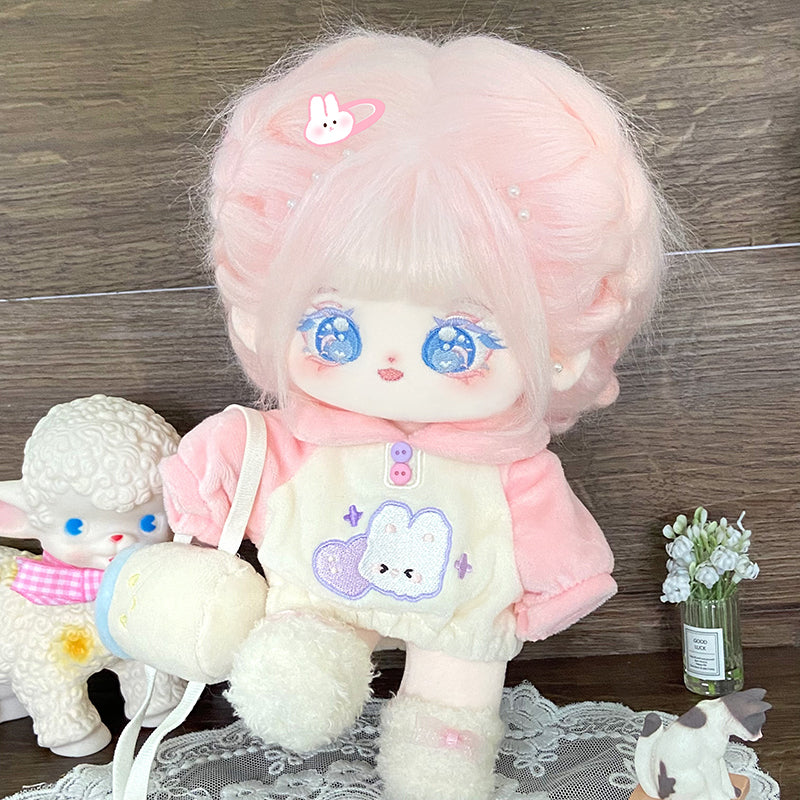 New - Heartful - Stick-in Cotton Doll Girl Doll 20cm Genuine Clothing Set Gift Doll