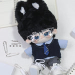 Cotton doll clothes, 20cm in size, original design by Blowing Bubbles Clan, pure white scientific uniform with elegant glasses, suitable for student professionals