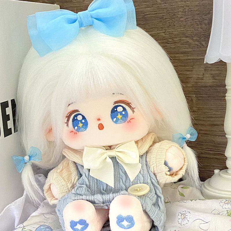 Star Pavilion - Stick-in Cotton Doll Girl Doll 20cm Genuine Naked Doll Clothing Set Doll Official Genuine Gift for Girls