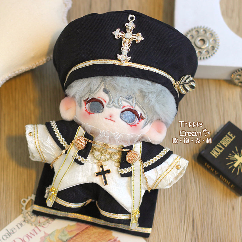 10cm Cross Singing Choir Series doll clothes, Blowing Bubbles Clan cotton doll clothes, 10cm European-style palace gorgeous attire