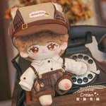 Breezy Mansion Series Night Breeze Sound Blowing Bubble Klin Cotton Doll Clothes 20cm Doll Detective Cape.