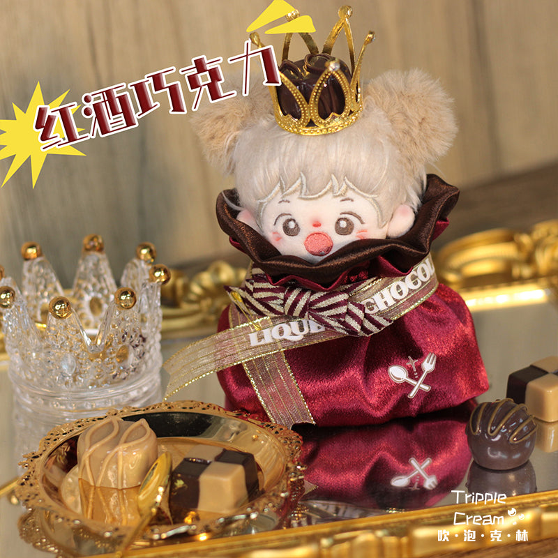 Cotton doll doll clothes 10cm clothes original blow bubble Clinton liquor chocolate female male doll gorgeous cute packaging