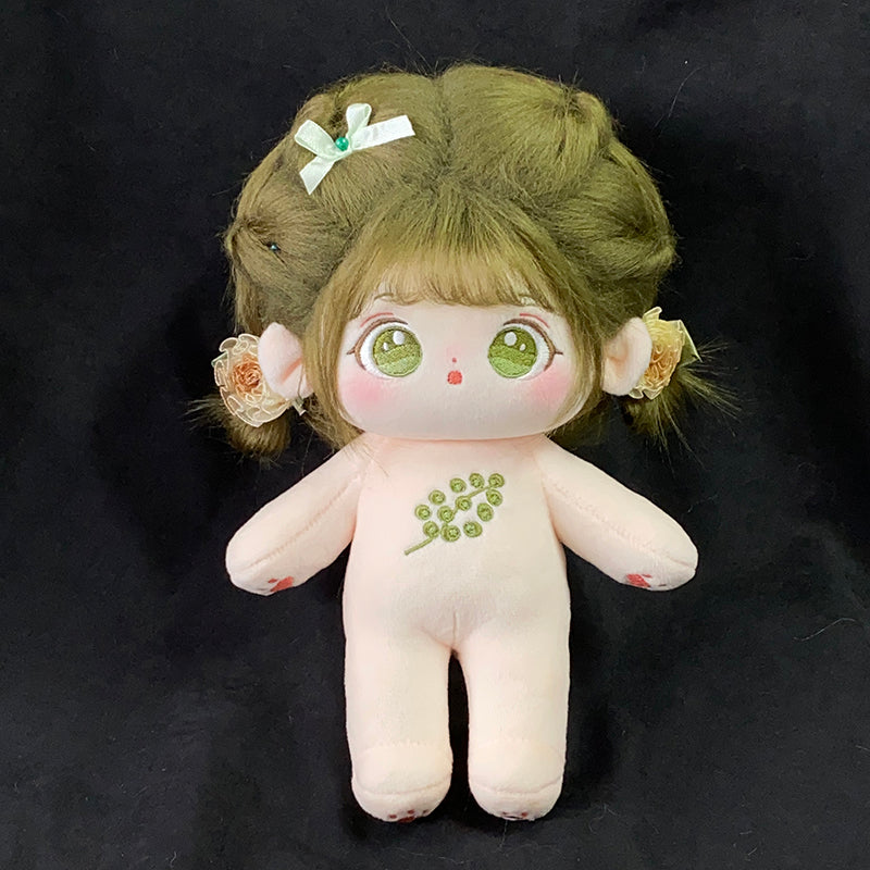 [Majiao] Paste Paste Cotton Doll for Female Dolls 20cm Official Genuine with Skeleton Plush Doll Naked Doll.