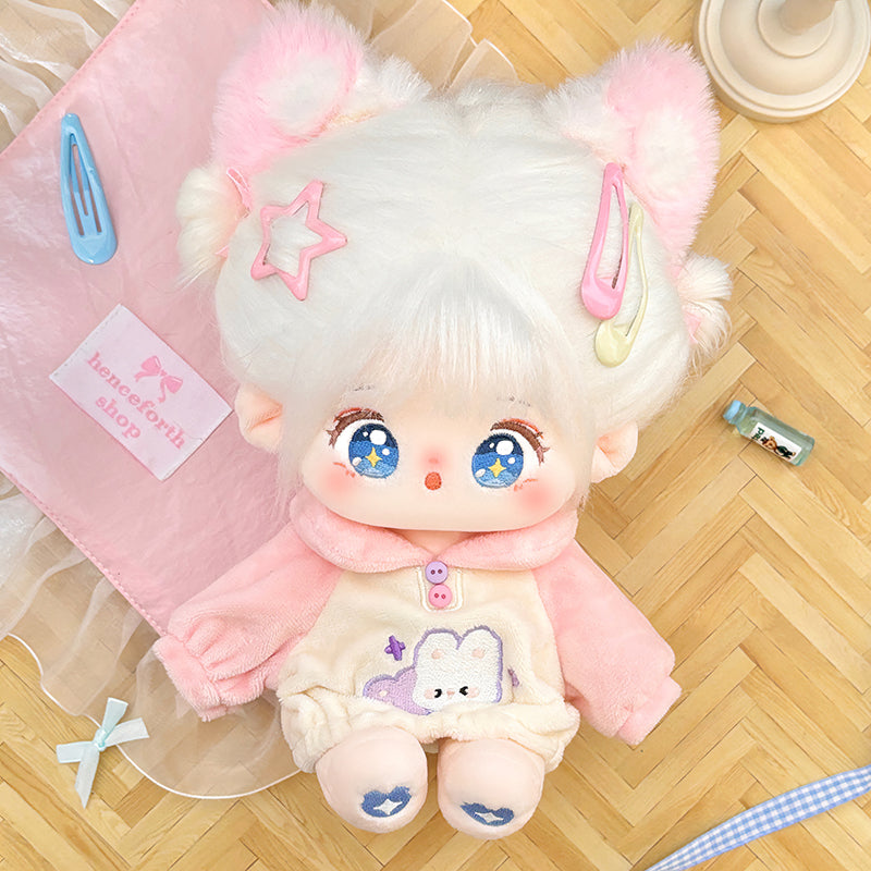 Star Pavilion - Stick-in Cotton Doll Girl Doll 20cm Genuine Naked Doll Clothing Set Doll Official Genuine Gift for Girls