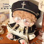 Cross Singing (Choir Series) Doll Clothes Blowing Bubble Klin Cotton Doll 20cm Cute Doll Hat.