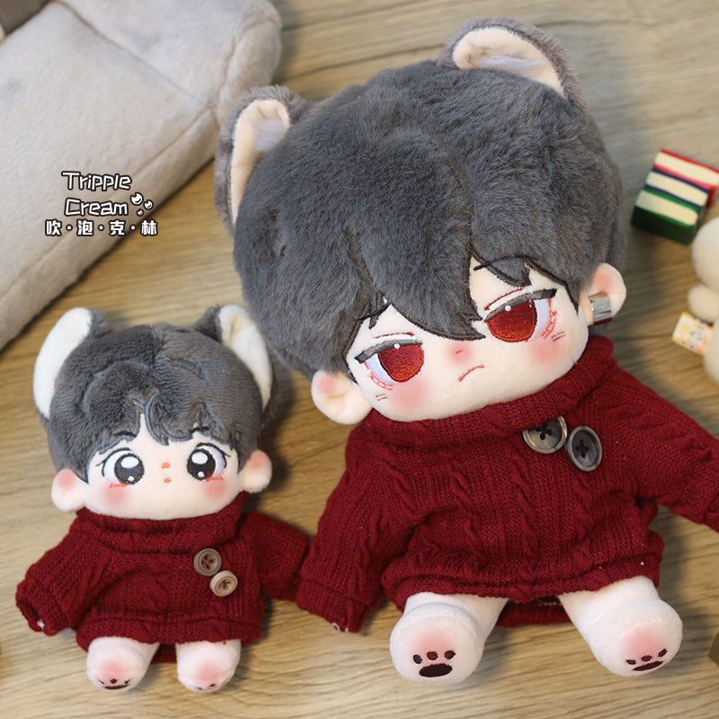 Cotton doll clothes 10cm-20cm clothes blowing bubble Klin sweater series male female doll starfish body normal body.