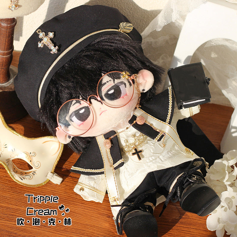 Cross Singing (Choir Series) Doll Clothes Blowing Bubble Klin Cotton Doll 20cm Cute Doll Hat.