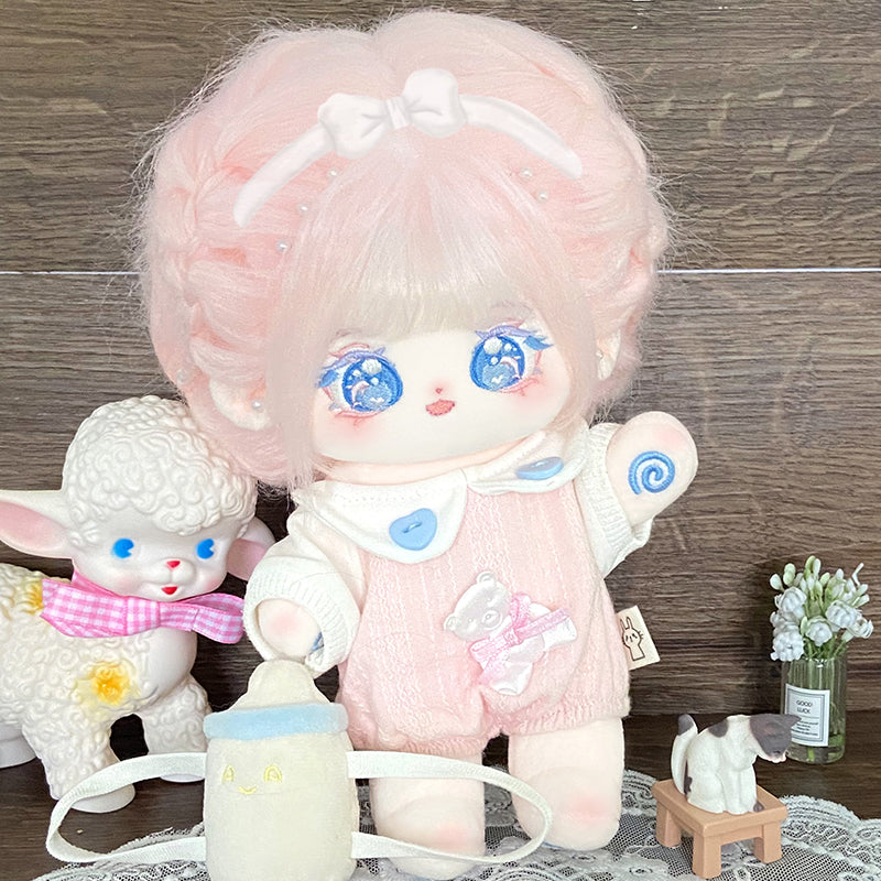 New - Heartful - Stick-in Cotton Doll Girl Doll 20cm Genuine Clothing Set Gift Doll