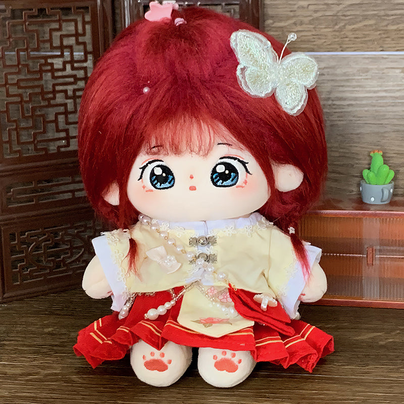 [Tiel] Paste Paste Cotton Doll for Female Dolls 20cm Genuine Skeleton Doll Figure Naked Doll Gift for Girls.