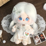 Star Pavilion - Stick-in Cotton Doll Girl Doll 20cm Genuine Naked Doll Clothing Set Doll Official Genuine Gift for Girls