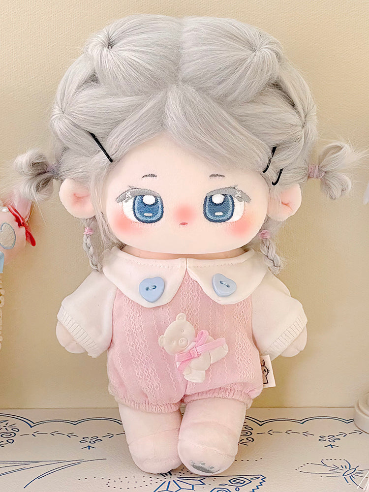 [Yin Su] Cotton doll 20cm girl genuine clothes set plush doll cute gift in stock.