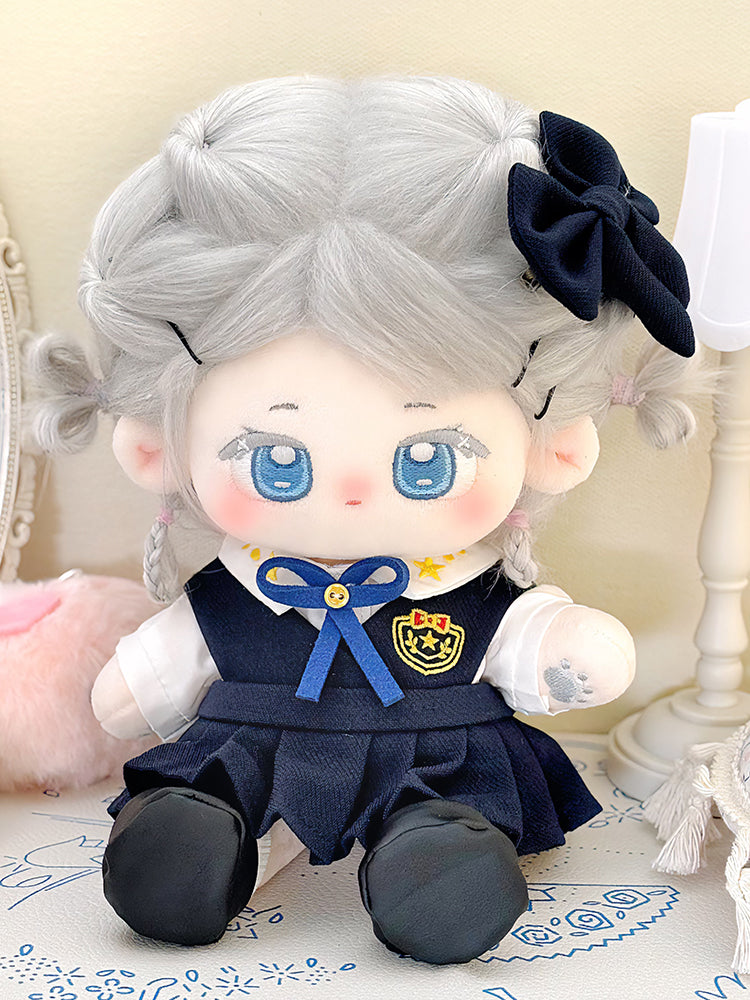 [Yin Su] Cotton doll 20cm girl genuine clothes set plush doll cute gift in stock.