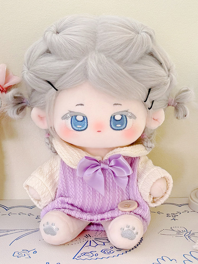 [Yin Su] Cotton doll 20cm girl genuine clothes set plush doll cute gift in stock.