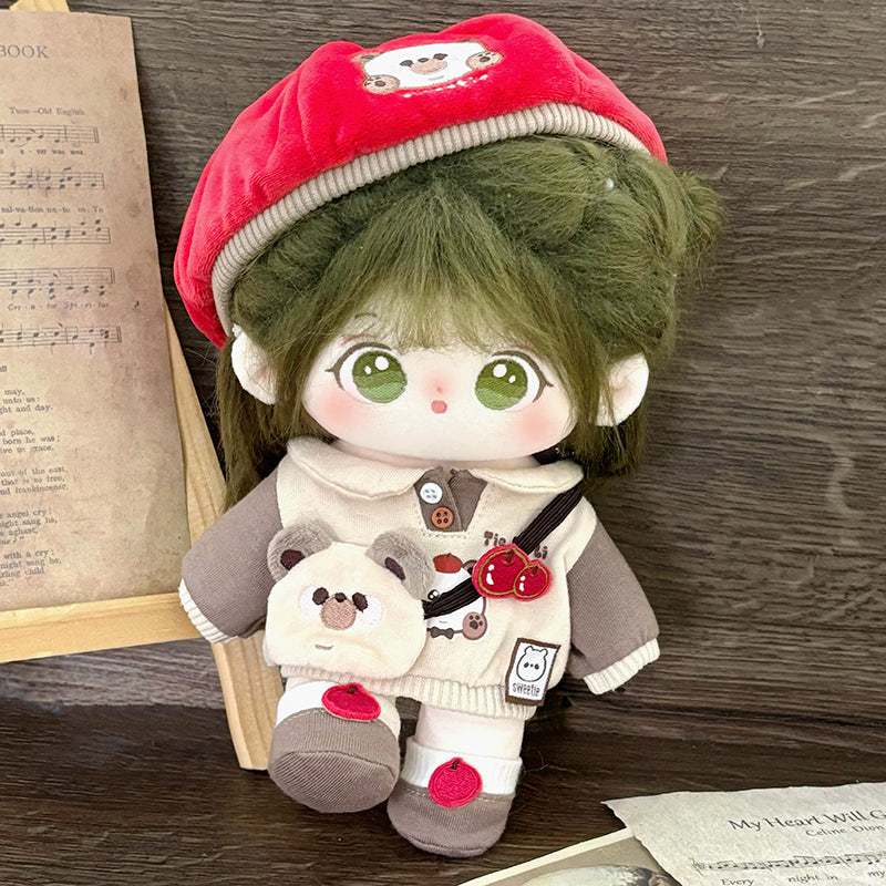 [Majiao] Paste Paste Cotton Doll for Female Dolls 20cm Official Genuine with Skeleton Plush Doll Naked Doll.