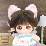 [Yin Su] Cotton doll 20cm girl genuine clothes set plush doll cute gift in stock.