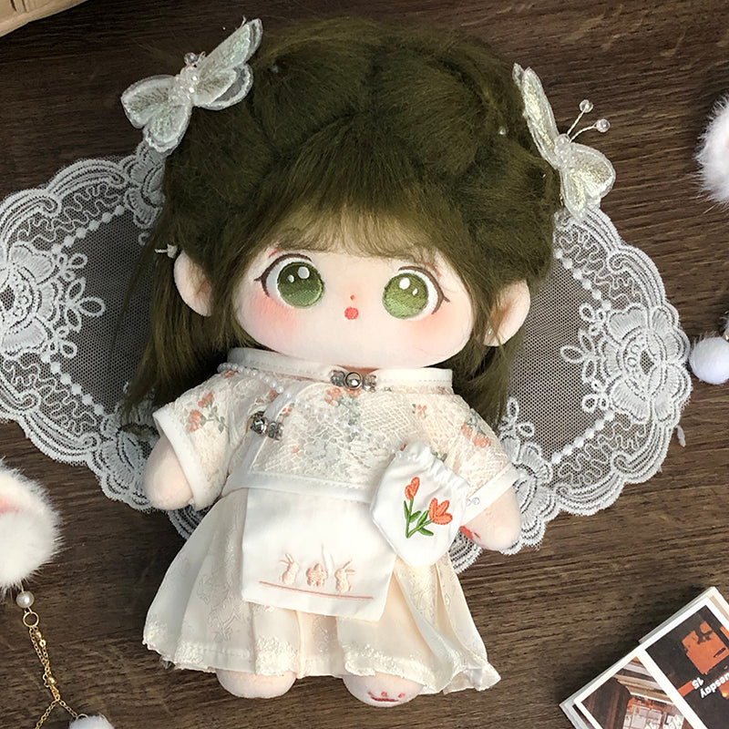 [Majiao] Paste Paste Cotton Doll for Female Dolls 20cm Official Genuine with Skeleton Plush Doll Naked Doll.