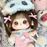 [Yin Su] Cotton doll 20cm girl genuine clothes set plush doll cute gift in stock.