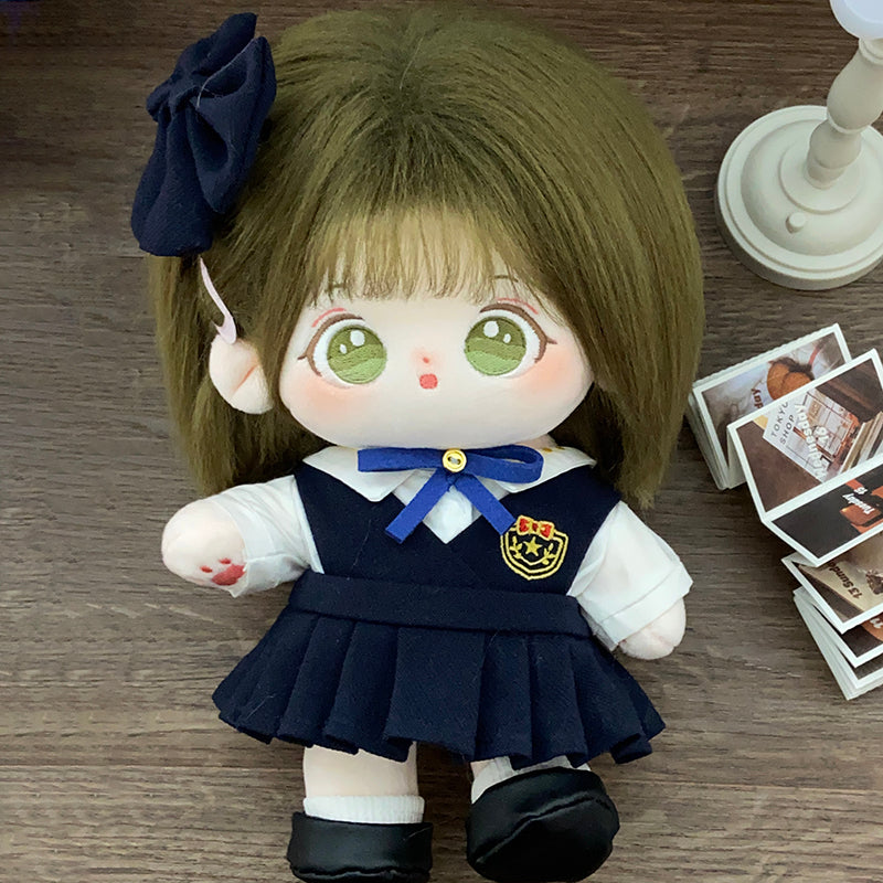 [Majiao] Paste Paste Cotton Doll for Female Dolls 20cm Official Genuine with Skeleton Plush Doll Naked Doll.