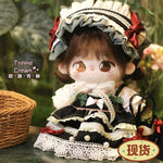 Coronation Ceremony Cotton Doll Clothes Blowing Bubble Klin 20cm Attribute-Free Court King Cape Noble Gorgeous Crown.